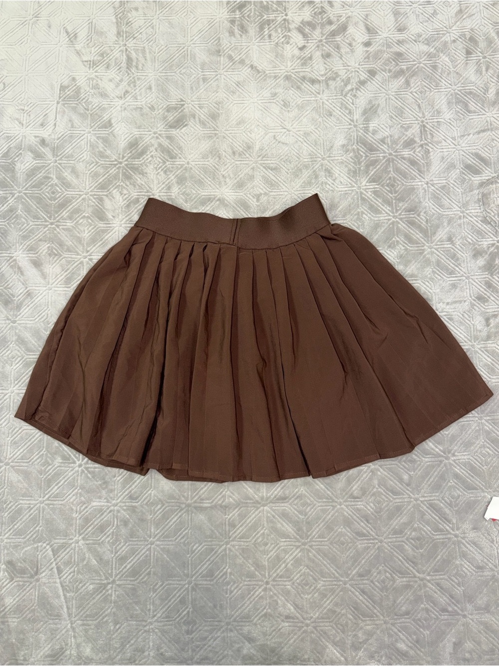 Better Together Pleated Brown Women’s Skirt